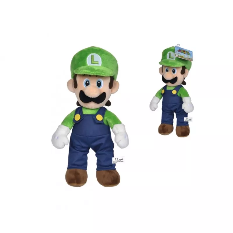 Super Mario, Luigi, peluche 30 cm