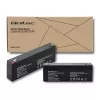 Batería AGM sellada QOLTEC 12V 2,3Ah para sistemas SAI y de respaldo, descarga máx. 34,5A