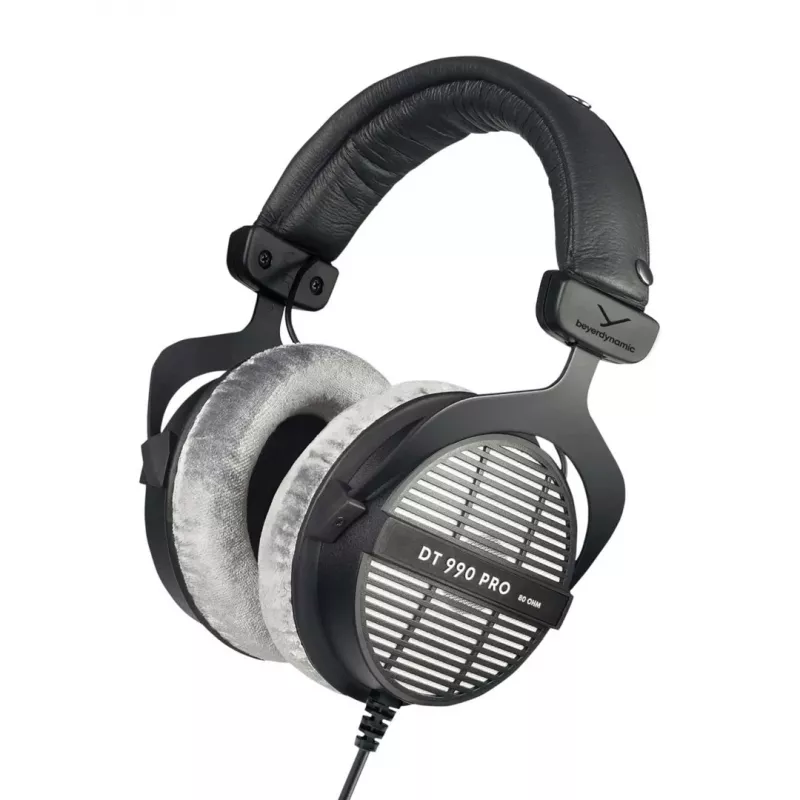 Auriculares de estudio Beyerdynamic DT 990 PRO 80 Ω, con cable, circumaurales, cable de 3 m, negro