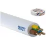 Cable redondo de instalación YDY 3x2,5 mm² 450V – cableado flexible de conductor único, amarillo-blanco