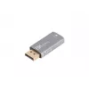 Lanberg AD-DP-HD-03 adaptador de cable de vídeo 0 m DisplayPort HDMI Plateado
