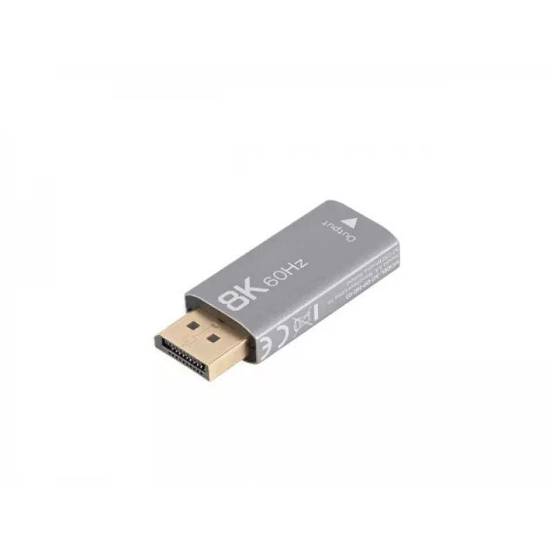 Lanberg AD-DP-HD-03 adaptador de cable de vídeo 0 m DisplayPort HDMI Plateado