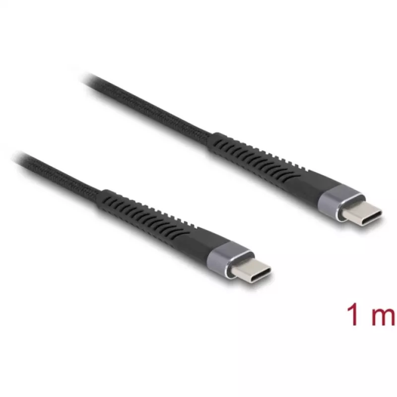 Cable USB DeLOCK 81124 USB 2.0 1m USB C negro