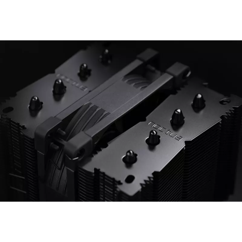 Disipador de CPU Noctua NH-D9L chromax.black, ventilador de 92 mm, 400-2000 RPM, 78,9 m³/h, 95x95x110 mm, negro