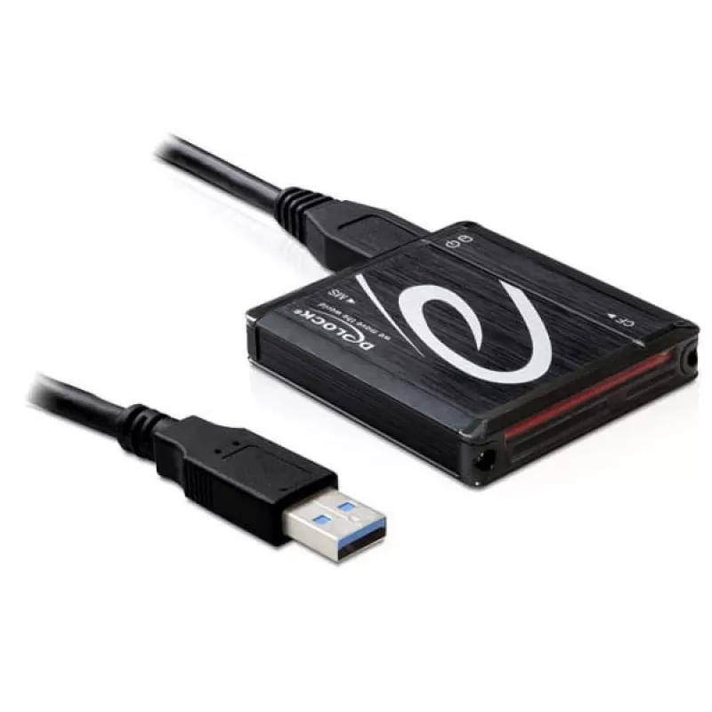 Lector de tarjetas DeLOCK USB 3.0 All in 1 91704