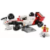 Set LEGO McLaren MP4/4 Ayrton Senna 10330 — modelo LEGO ICONS a escala