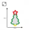 Manta SNL106MT luz LED de árbol de Navidad estilo neón, alimentada por USB