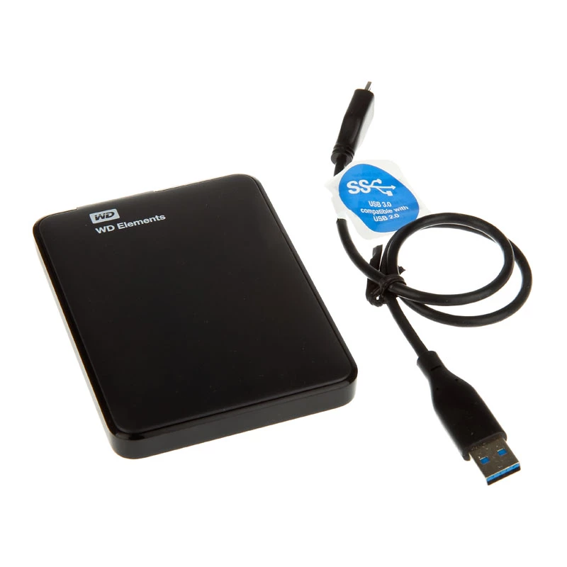 WD Elements Portable WDBUZG0010BBK - disco duro - 1 TB - externo (portátil) - USB 3.0 (WDBUZG0010BBK)