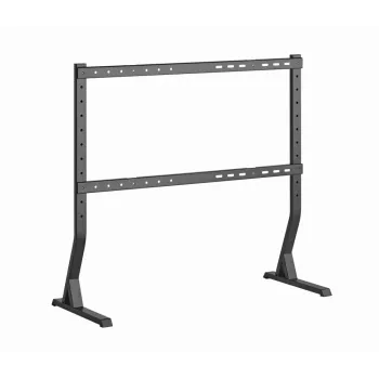 Soporte de suelo para TV GEMBIRD TVS-D90F-01 para televisores de 45–90 pulgadas, acero, altura fija, VESA 200x200–800x400, carga máx. 60 kg, 970×800×525 mm