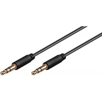Cable de audio Microconnect AUDLL1.5 1,5 m 3,5 mm conector macho a conector macho negro