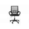 Topeshop FOTEL MORIS CZERŃ Silla de oficina/ordenador Asiento acolchado Respaldo de malla