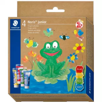 Pintura de dedos Staedtler Noris Club 8801 multicolor 4 uds.