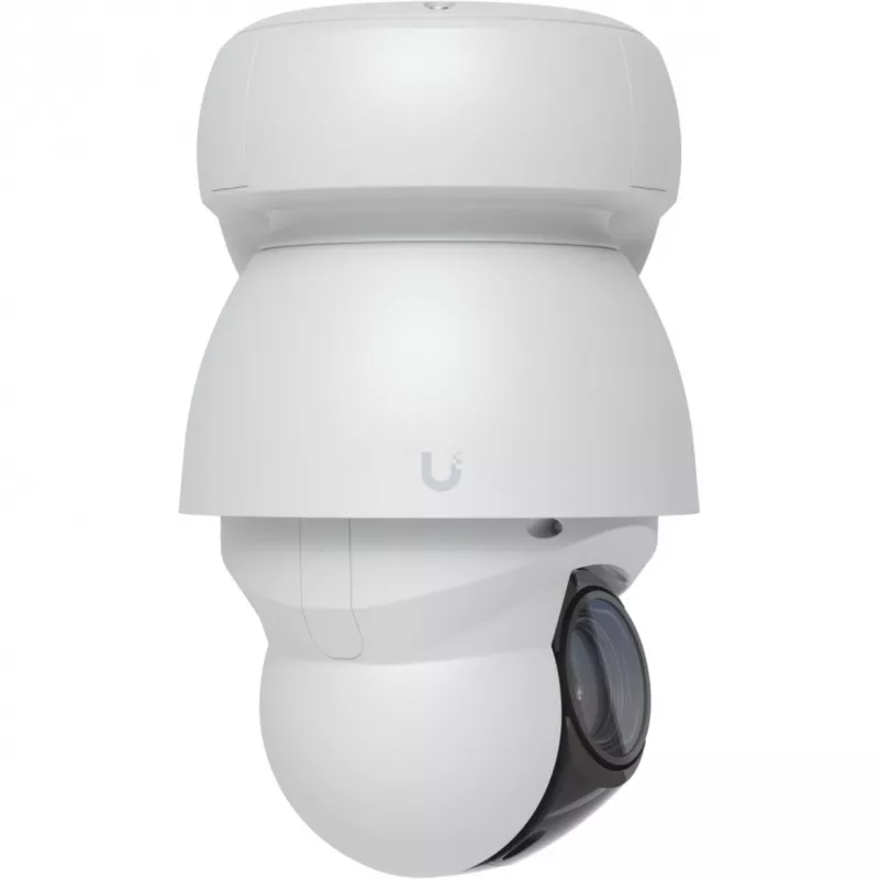 Cámara de vigilancia IP UBIQUITI UVC-AI-PTZ-W — AI PTZ industrial esférica 3864×2160, zoom óptico 22×, rotación 360°, por cable, pared/mástil/escritorio, blanca