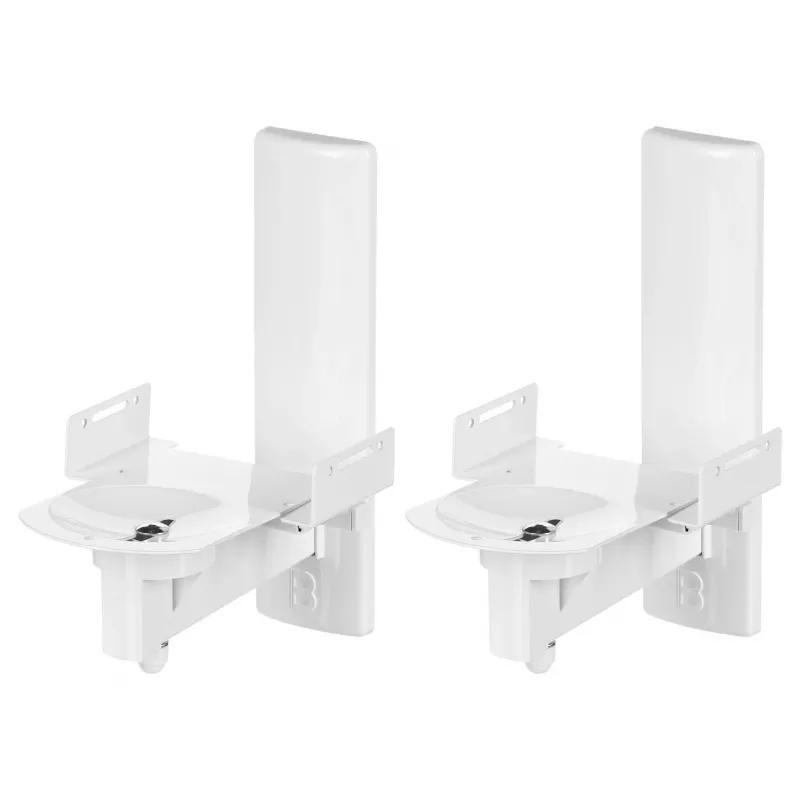 B-Tech VENTRY - Soportes de pared para altavoces con fijación lateral y función de inclinación y giro (par)