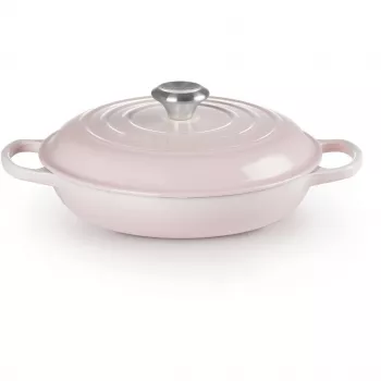 Le Creuset Signature 26 cm Gourmet Professional Asadora Rosa