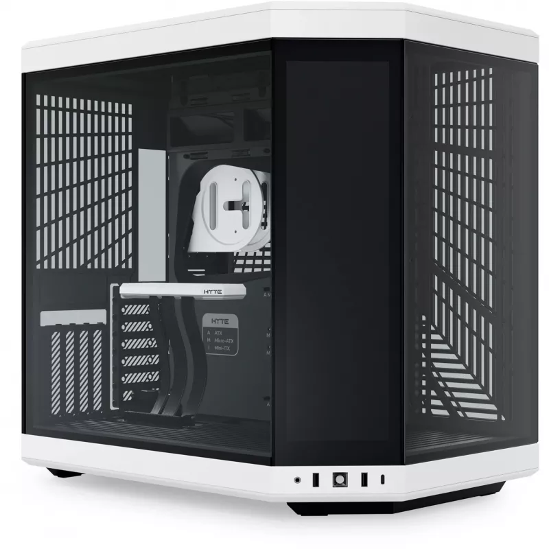 Caja PC HYTE Y70 Touch Infinite Midi Tower negro, blanco