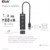Hub USB CLUB3D USB 3.2 Gen1 Type-A con 3 puertos y Gigabit Ethernet