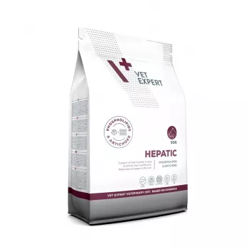 Pienso para perros VETEXPERT Veterinary Diet Hepatic 2 kg — soporte hepático terapéutico, 17,5 % proteína, 11,5 % grasa