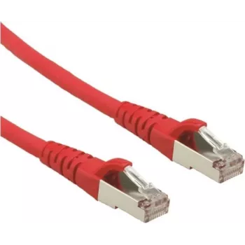 ROLINE - Cable de parcheo - RJ-45 (M) a RJ-45 (M) - 1 m - SFTP - CAT 6a - rojo (21.15.2811)