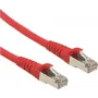 ROLINE - Cable de parcheo - RJ-45 (M) a RJ-45 (M) - 1 m - SFTP - CAT 6a - rojo (21.15.2811)