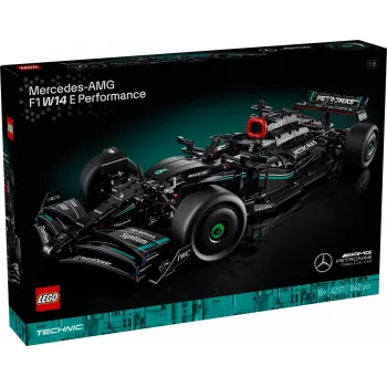 LEGO Technic set de construcción Mercedes‑AMG F1 W14 E Performance — 1.432 piezas, edad recomendada 18+