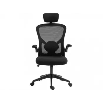 Silla gaming Sandberg ErgoFusion Basic asiento acolchado respaldo de malla negro
