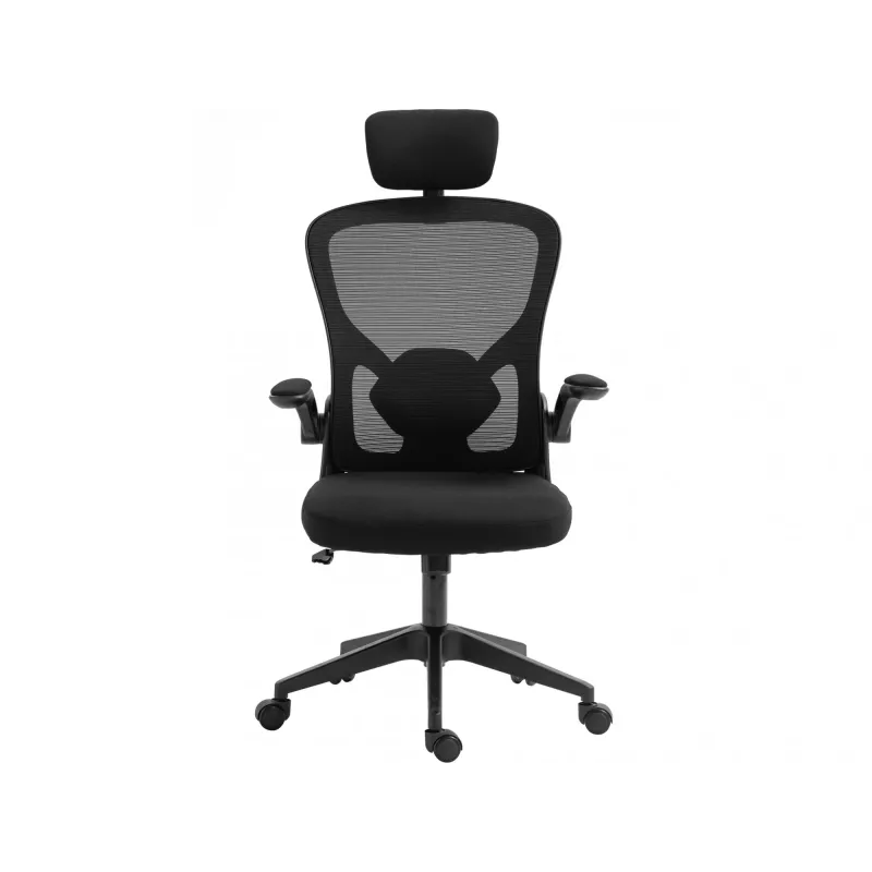 Silla gaming Sandberg ErgoFusion Basic asiento acolchado respaldo de malla negro