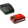 Martillo perforador a batería EINHELL Power X-Change TE‑HD 18 Li, 18V, Li‑Ion 4,0 Ah Plus, con set de brocas y cinceles