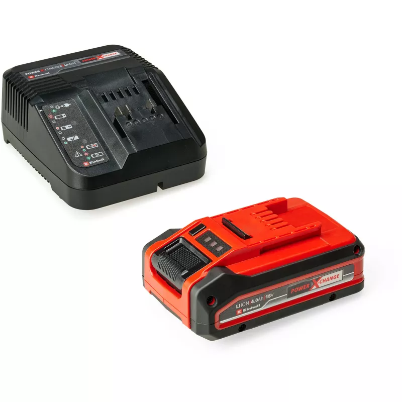Martillo perforador a batería EINHELL Power X-Change TE‑HD 18 Li, 18V, Li‑Ion 4,0 Ah Plus, con set de brocas y cinceles
