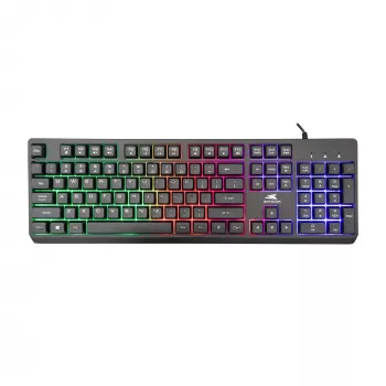 Teclado US Baracuda Starfish negro Modelo STARFISH — formato compacto, distribución US