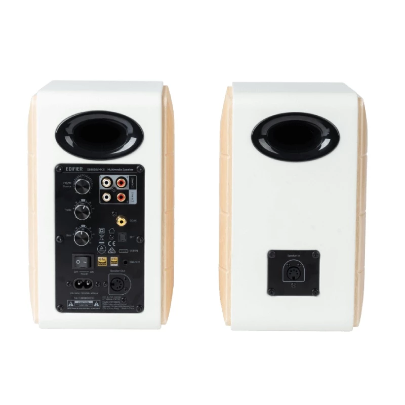 Edifier Altavoces activos HiFi 2.0 | S880DB MKII | Bluetooth | Blanco | Conexión inalámbrica