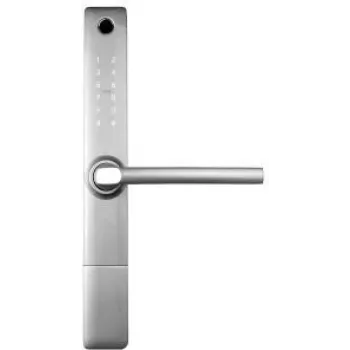 Manilla de control de acceso Eura ELH-20H4 plateada — control de acceso integrado en la manilla