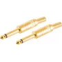 Conector de cable ShiverPeaks BS50600-G2 6,3 mm oro macho 2 uds.