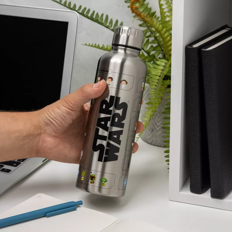 Paladone Star Wars botella de agua de metal