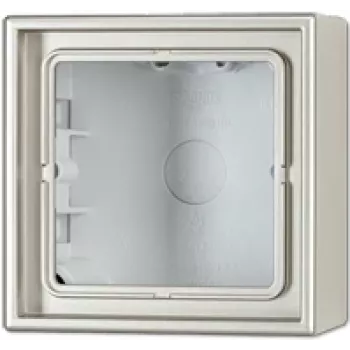 Caja de superficie JUNG ES 2581 A-L acero inoxidable