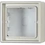 Caja de superficie JUNG ES 2581 A-L acero inoxidable