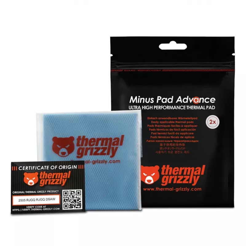 Thermal Grizzly Minus Pad Advance - 100 x 100 x 2,0 mm, 2 uds.