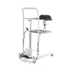 Silla de ruedas sanitaria MDH BMW02 — silla sanitaria ligera plegable para adultos, estructura portátil