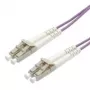 ROLINE Cable de fibra óptica 50/125µm OM4, LC/LC, Violeta 5 m (21.15.8755)