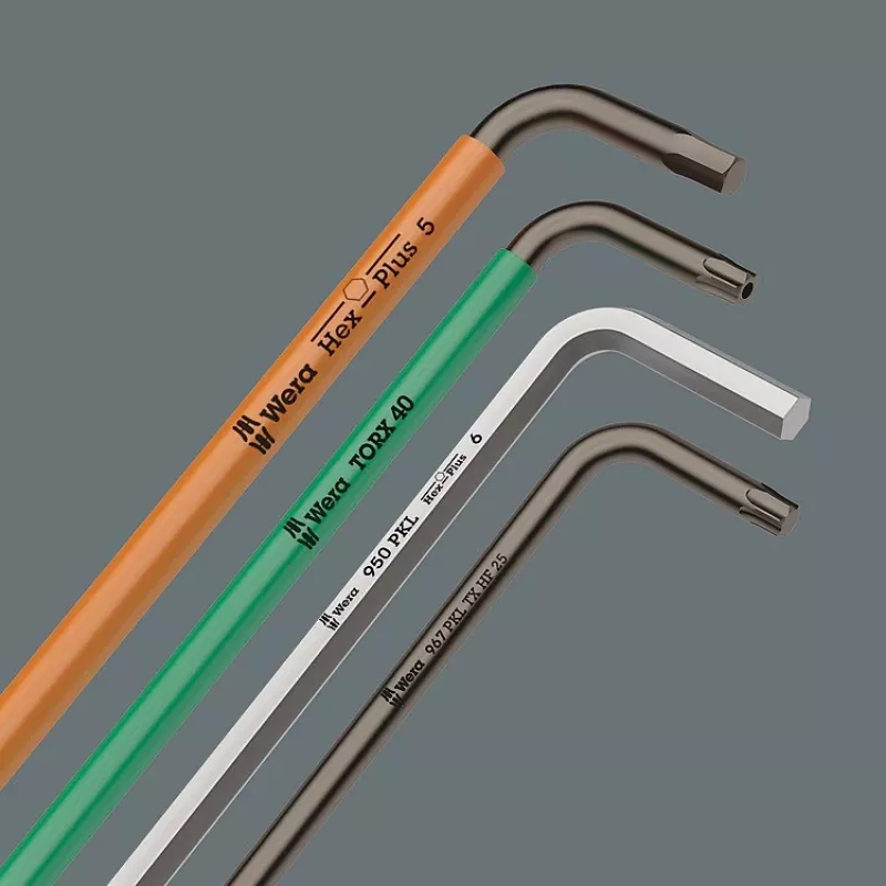 Wera 950/9 Hex-Plus 6 llave hexagonal en L métrica 9 uds.