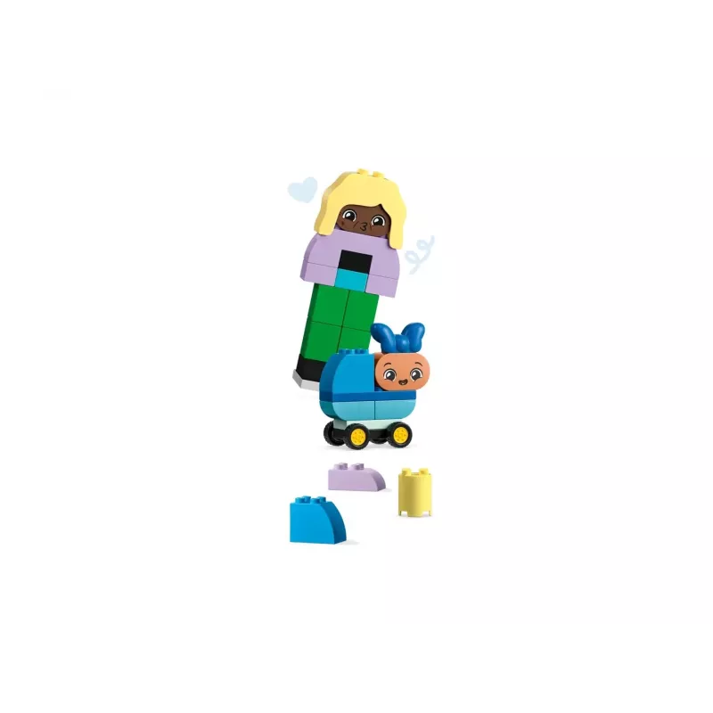 Juguete de construcción LEGO DUPLO 10423 surtido de personas para construir, 71 piezas, a partir de 3 años, figuras de 260 mm de altura