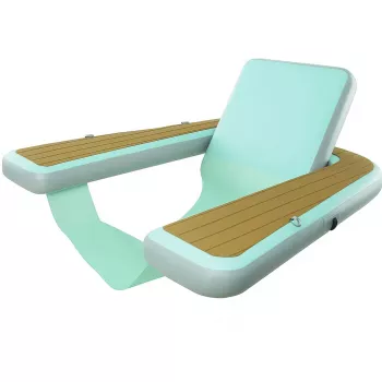Extralink sillón tumbona acuática hinchable, 122 x 112 x 10 cm