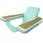 Extralink sillón tumbona acuática hinchable, 122 x 112 x 10 cm