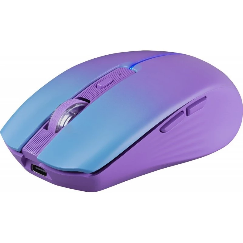 Ratón DEFENDER MYSTERY MM-301 RF+BT LILA 1600dpi 6T