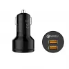 CC-T8 cargador de coche ultrarrápido 2xUSB 3.0 6A 36W + cable Micro-USB de 1 m