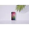 Funda para móvil iKins para iPhone XR – diseño de flores acuáticas, blanca