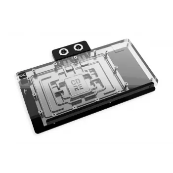 Backplate Alphacool 10270 Acrílico Aluminio Cromo Cobre Nylon Negro Transparente