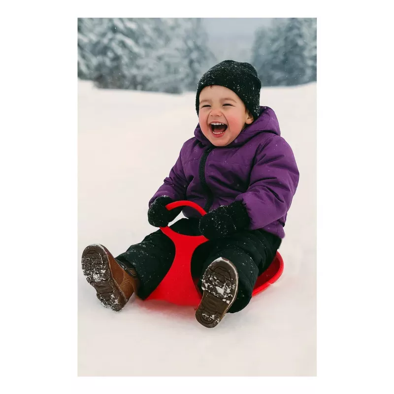 Trineo Jamara Snow Play Snow Glider rojo — plástico, 570×380×30 mm