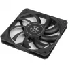 Ventilador de carcasa SILVERSTONE SST-AS120B 120mm negro transparente, 3-Pin