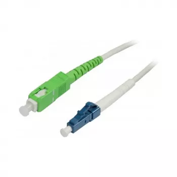 Latiguillo de fibra óptica monomodo 3 m LC-SC (APC8Grad) - 9/125u - bisel - G657.A2 - Synergy21 -